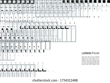 сreative design templates.vector abstract geometric shapes on a white background