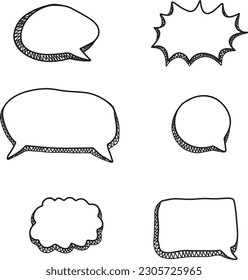 historieta de dibujos animados de discursos de texto de diseño