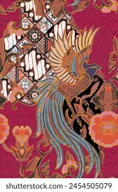 design textile abstract batik background