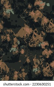 diseño de fondo de flor abstracto