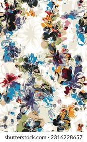 diseño de fondo de flor abstracto