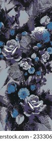 Design, abstrakter, floraler Hintergrund