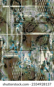 design textile abstract flower background