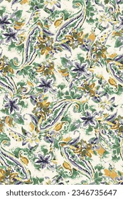 design textile abstract flower background