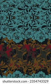 design textile abstract flower background