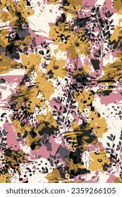 design textile abstract flower background