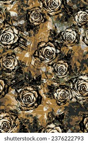 Design, abstrakter, floraler Hintergrund