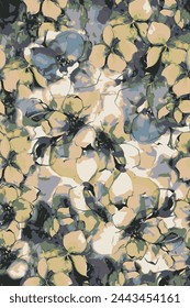 design textile abstract flower background