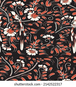 design textile flower background abstract