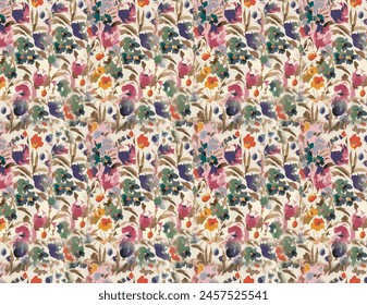 design textile flower colorful background