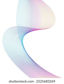 Design for Textile Design, Flowing Lines, Fashion, Home Decor, Interior for Web-design, Banner, Presentation, package. Icon, Logo, and Background made of Circular Dots, Lines, and Spirals. Patterns