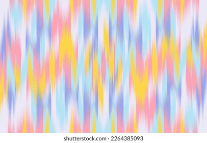 Design Textile ikat pattern abstract geometric ikat, design ikat vector for background, wallpaper, carpet, wrapping, fabric, textile fashion wearing.