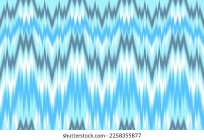 Design Textile ikat wave abstract geometric ikat, design ikat vector for background, wallpaper, carpet, wrapping, fabric, textile fashion wearing.