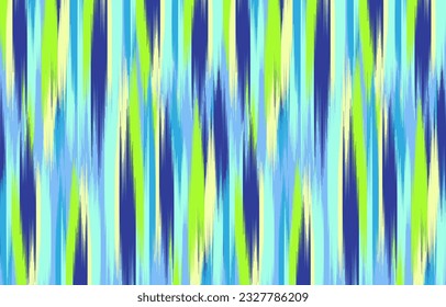 Design Textile ikat wave abstract geometric ikat, design ikat vector for background, wallpaper, carpet, wrapping, fabric, textile fashion wearing.