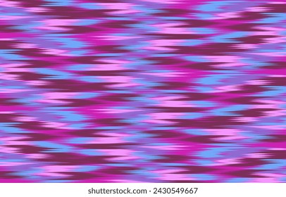 Design Textile ikat wave abstract geometric ikat, design ikat vector for background, wallpaper, carpet, wrapping, fabric, textile fashion wearing.