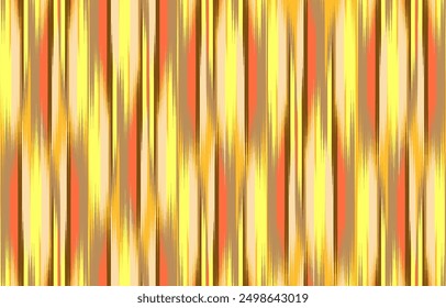 Design Textile ikat wave abstract geometric ikat, design ikat vector for background, wallpaper, carpet, wrapping, fabric, textile fashion wearing.