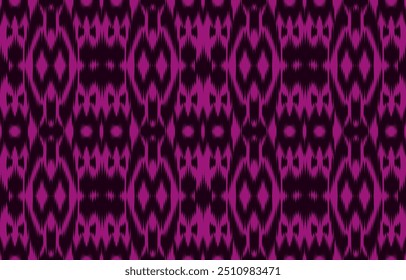 Diseño textil ikat onda abstracta geométrica ikat, diseño ikat Vector para el fondo, Fondo de pantalla, alfombra, envoltura, tela, textil moda de desgaste.