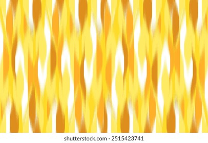 Design Textile ikat wave abstract geometric ikat, design ikat vector for background, wallpaper, carpet, wrapping, fabric, textile fashion wearing.