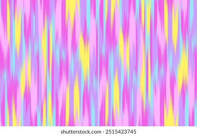 Design Textile ikat wave abstract geometric ikat, design ikat vector for background, wallpaper, carpet, wrapping, fabric, textile fashion wearing.