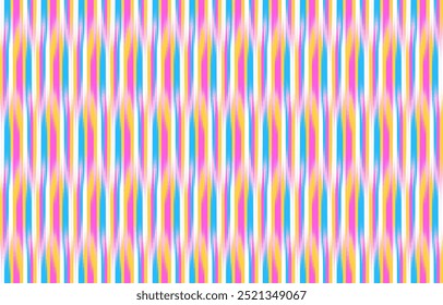 Diseño textil ikat onda abstracta geométrica ikat, diseño ikat Vector para el fondo, Fondo de pantalla, alfombra, envoltura, tela, textil moda de desgaste.