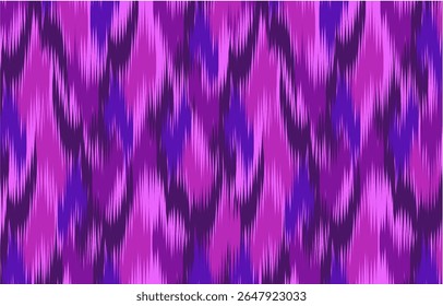 Design Textile ikat wave abstract geometric ikat, design ikat vector for background, wallpaper, carpet, wrapping, fabric, textile fashion wearing.
