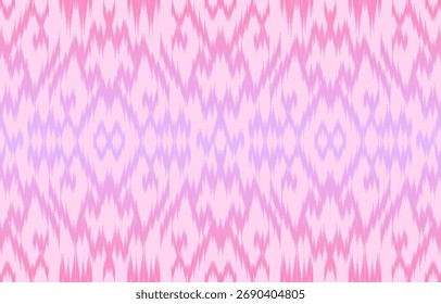 Design Textile ikat wave abstract geometric ikat, design ikat vector for background, wallpaper, carpet, wrapping, fabric, textile fashion wearing.
