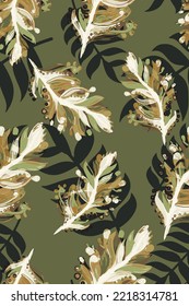 diseño hoja textil fondo abstracto colorido