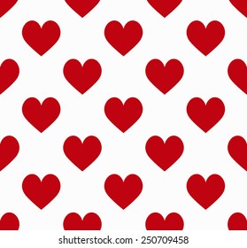 design texture red hearts