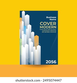 a design that is suitable for you to use as a brochure, annual report, cover, flayer