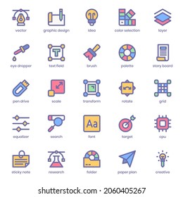 Design Thinking icon pack for your website design, logo, app, UI. Design Thinking icon outline design. Vector graphics illustration and editable stroke.