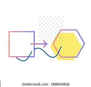 Design Thinking - substitute - Illustration as EPS 10 File