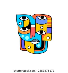 The design of this artwork plays with abstract shapes and captivating textures, resulting in a visually stunning composition.vector illustrations