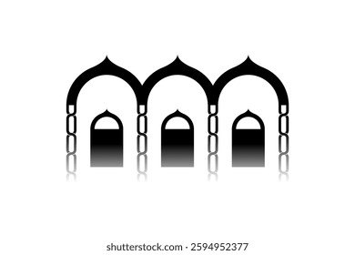 Design Three Doors of the Mosque Dome