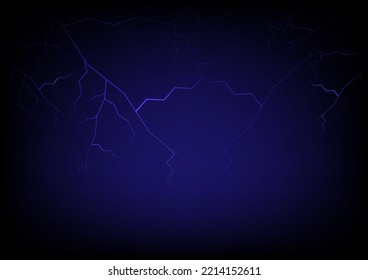 Design thunders Vector lightning, thunderstorm, lighting. Natural phenomenon, light effect