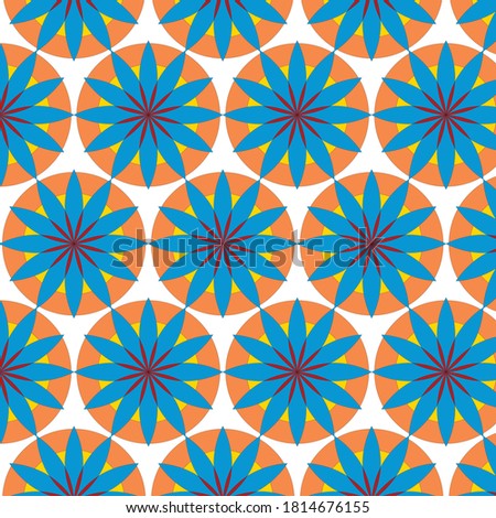 A design with a tie-dyed appearance created by coating the parts of cloth not to be yed with removed wax,