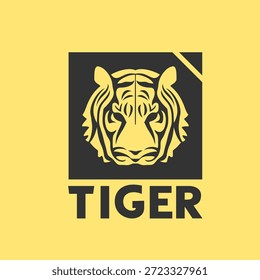 Design Tigerkopf roh