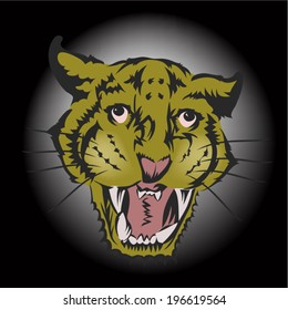 Design tiger vector.