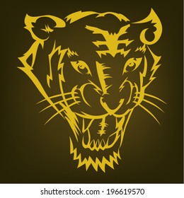 Design tiger vector.