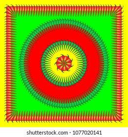 Design of  tile, carpet, tablecloth fabric, cushion, pillow, bags.  All elements are located on separate layers. All items can be easily edited. Decorative background.
