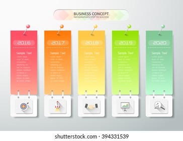 Design timeline infographic template  for business concept.