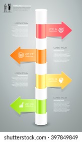 Design timeline infographic template  for business concept.