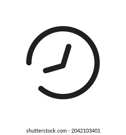 Design the timer icon on the computer.