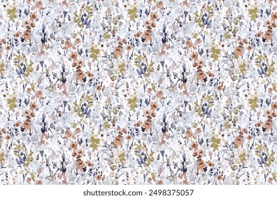 design in tiny, adorable natural flowers. exquisite bouquets. Millefleurs à la liberty. Beautiful floral background for scrapbooking, textiles, wallpaper, pattern fills, covers, surfaces, prints, 