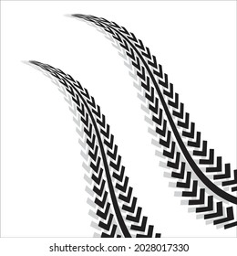 design tire tracks vector splash 