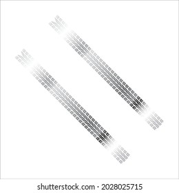 design tire tracks vector splash