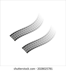 design tire tracks vector splash