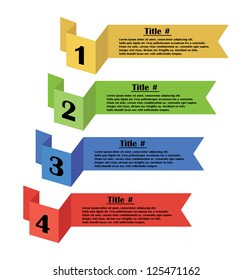 Design tittle elements, illustration