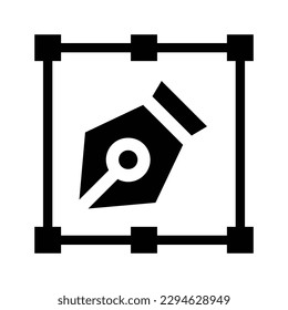 design tool glyph icon illustration vector graphic