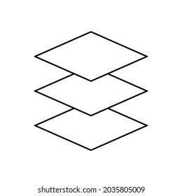 Design tool icon, in the form of a line, vector tool design.