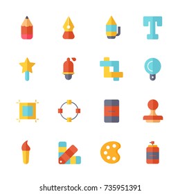 Design tool icon set vector illustration